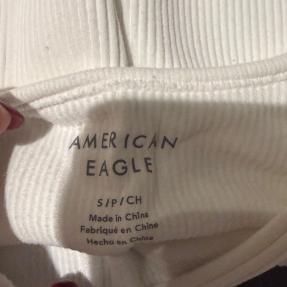 White Ribbed One Piece - Picture 3 of 3